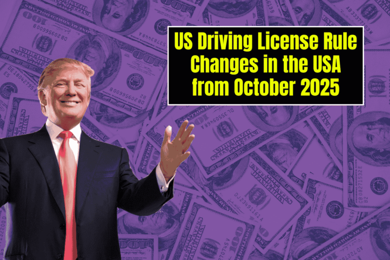 US Driving License Rule Changes in the USA from October 2025 – Essential Changes for Drivers Aged 70 and Above