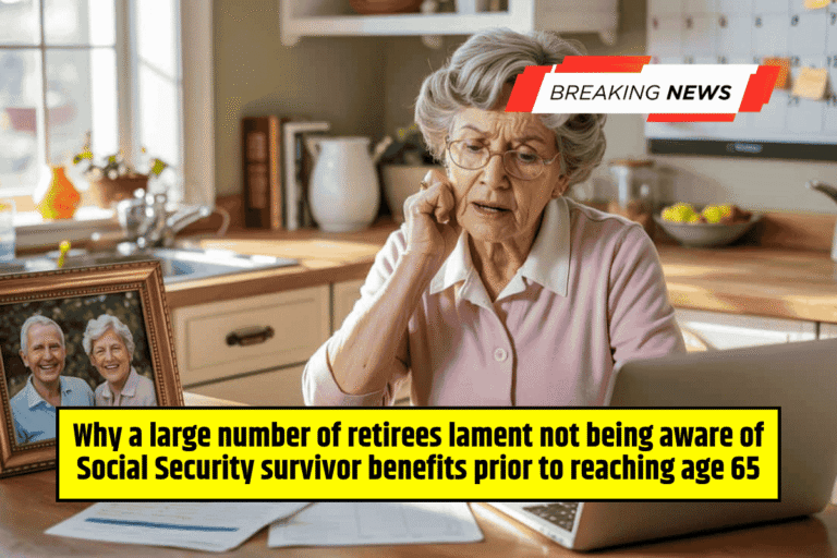 Why a large number of retirees lament not being aware of Social Security survivor benefits prior to reaching age 65