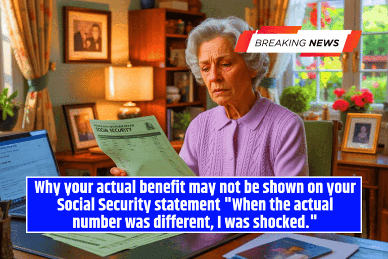 Why your actual benefit may not be shown on your Social Security statement "When the actual number was different, I was shocked."