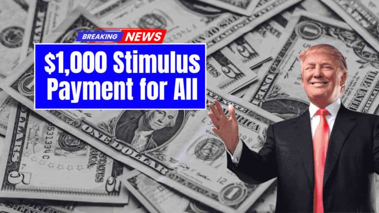 $1,000 Stimulus Payment for All people living in this U.S. State - Check October 2025 Payment Schedule