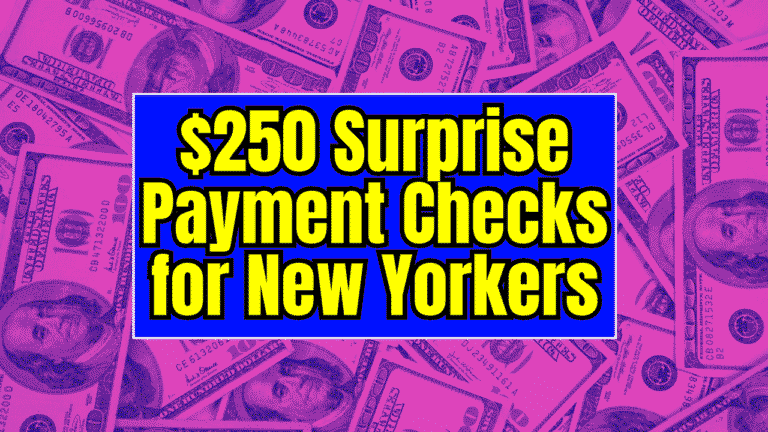 $250 Surprise Payment Checks for New Yorkers – Check Are you Eligible?