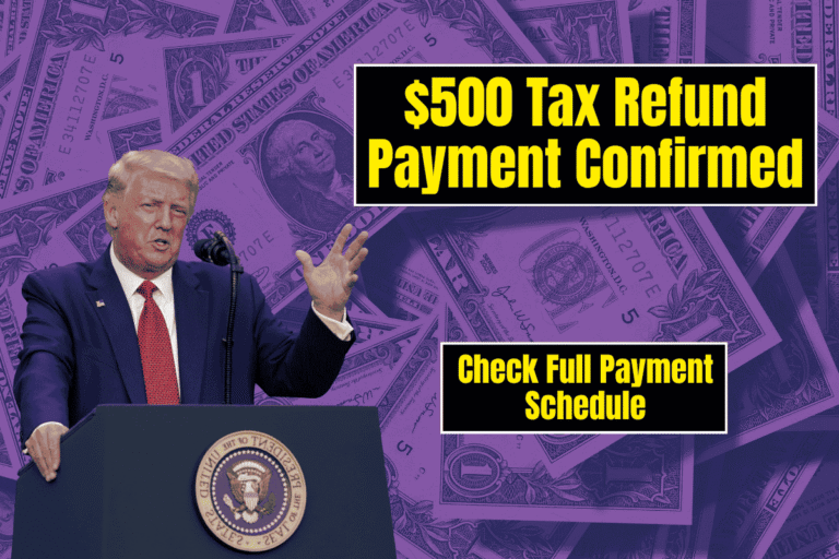 $500 Tax Refund Payment Confirmed - Check Eligibility Conditions & Payment Schedule