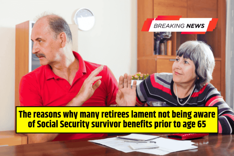 The reasons why many retirees lament not being aware of Social Security survivor benefits prior to age 65