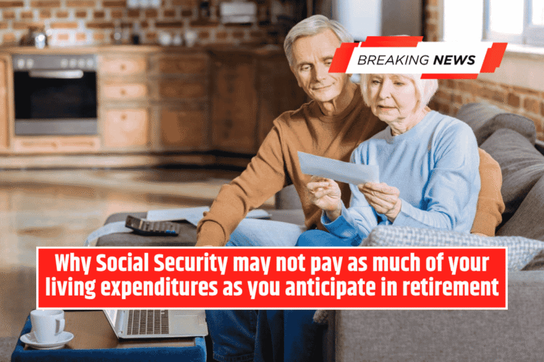 Why Social Security may not pay as much of your living expenditures as you anticipate in retirement